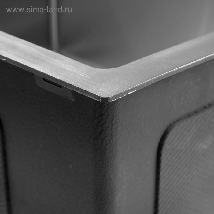 Мойка FABIA PROFI, 50х45 см, врезная, S = 3,0 и 0,8 мм, сифон с переливом + корзина Мойка FABIA PROFI, 50х45 см, врезная, S = 3,0 и 0,8 мм, сифон с переливом + корзина