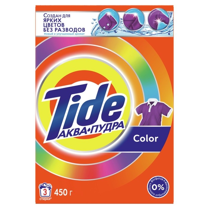 Стиральный порошок Tide Color, автомат, 400 г Стиральный порошок Tide Color, автомат, 400 г