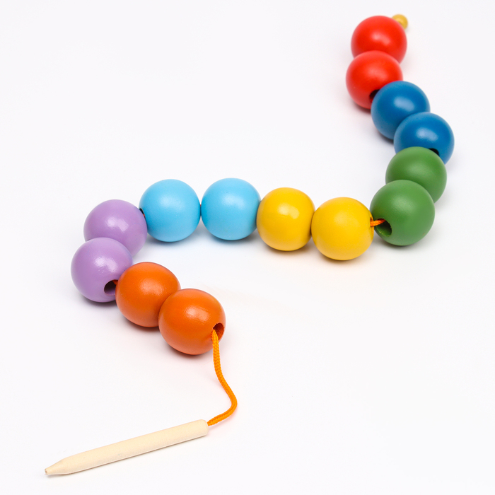 Бусы «Радуга» шары цветные, 14 шт. Бусы «Радуга» шары цветные, 14 шт.