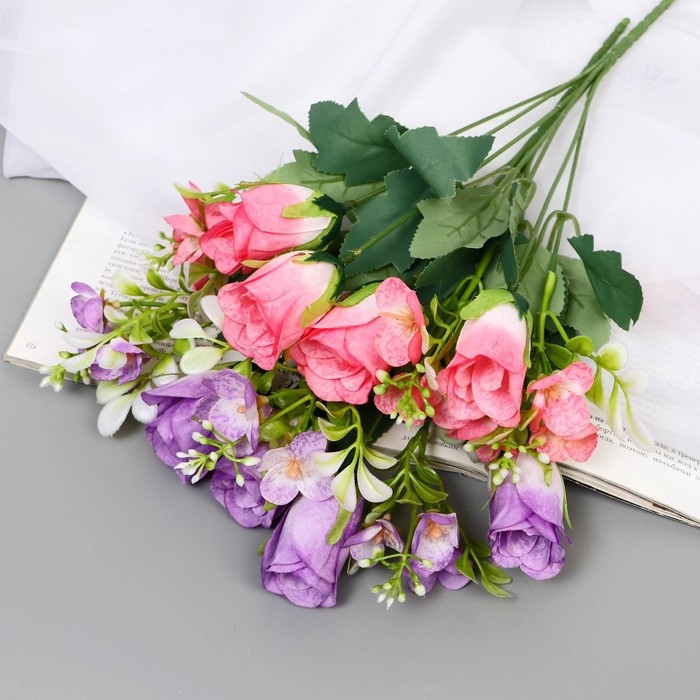 Букет Букет "Роза длинная" 30 см, микс