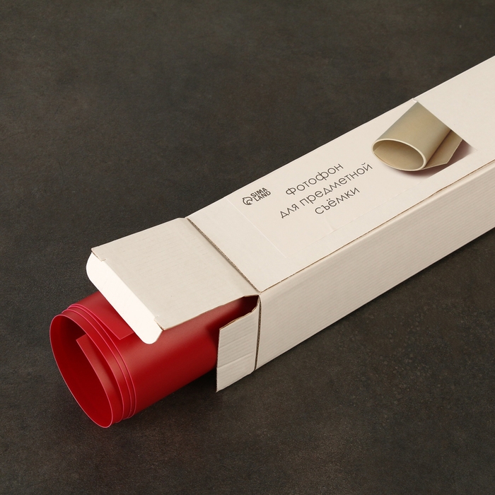 Фотофон для предметной съёмки Фотофон для предметной съёмки "Красный" ПВХ, 100 х 70 см