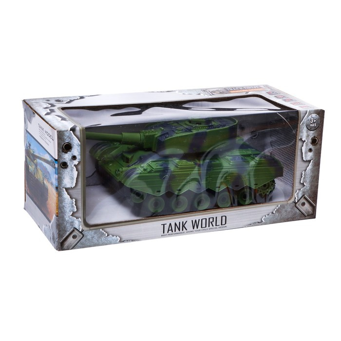 Танк радиоуправляемый «Армия», работает от аккумулятора, световые и звуковые эффекты, цвет МИКС Танк радиоуправляемый «Армия», работает от аккумулятора, световые и звуковые эффекты, цвет МИКС