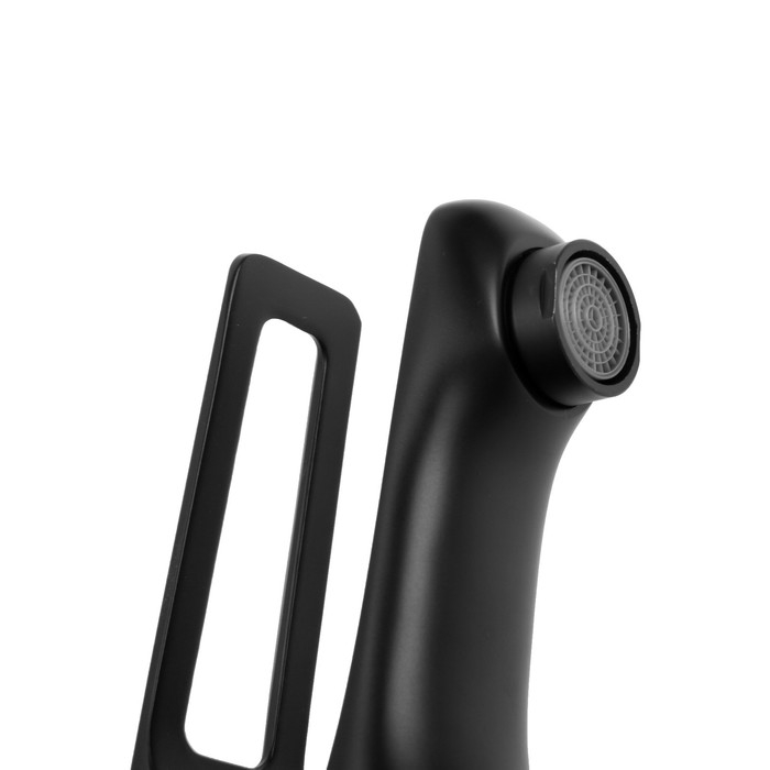 Смеситель для раковины Смеситель для раковины "Эверест" B10-1546, однорычажный, излив 101 мм, черный