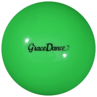 Мяч для художественной гимнастики Grace Dance, d=18,5 см, цвет салатовый