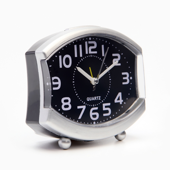 Часы настольные будильник с подсветкой Часы настольные будильник с подсветкой "Линии", 13 х 14 см