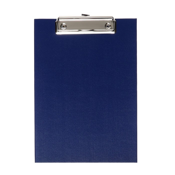 Планшет с зажимом А5, 245 х 175 х 3 мм, покрыт высококачественным бумвинилом, цвет синий (клипборд) Планшет с зажимом А5, 245 х 175 х 3 мм, покрыт высококачественным бумвинилом, цвет синий (клипборд)