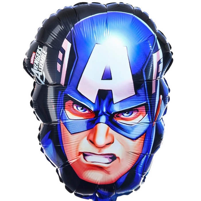 Набор фольгированных шаров &laquo;Капитан Америка. 4 звезды&raquo;, 5 шт.