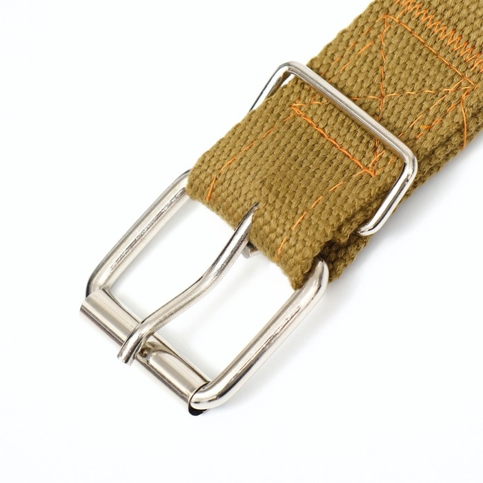 Ошейник брезентовый двухслойный, 72 х 3,5 см, песочный Ошейник брезентовый двухслойный, 72 х 3,5 см, песочный