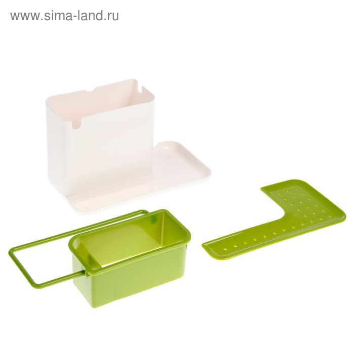 Подставка для ванных и кухонных принадлежностей, 21×11×12 см, цвет МИКС Подставка для ванных и кухонных принадлежностей, 21×11×12 см, цвет МИКС