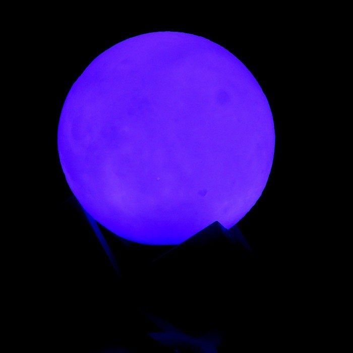 Ночник «Луна», 8 обучающих карточек Ночник «Луна», 8 обучающих карточек