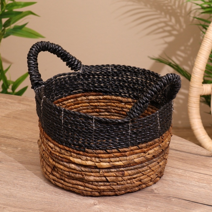 Корзина плетёная 25х25х27 см Корзина плетёная 25х25х27 см