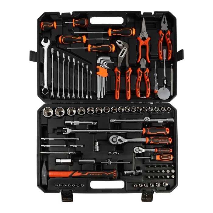 Набор инструментов универсальный KINGQUEEN WIB-90016, 72 зуба, 1/2 1/4", 96 предметов