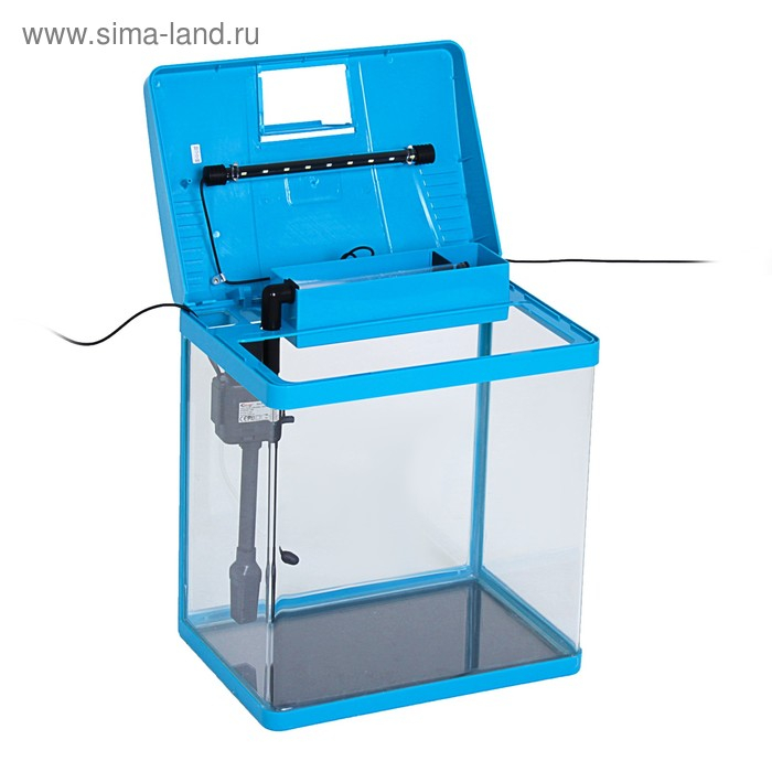 Аквариум SeaStar LS-380F в комплекте: LED-лампа, фильтр, 30 л, голубой Аквариум SeaStar LS-380F в комплекте: LED-лампа, фильтр, 30 л, голубой