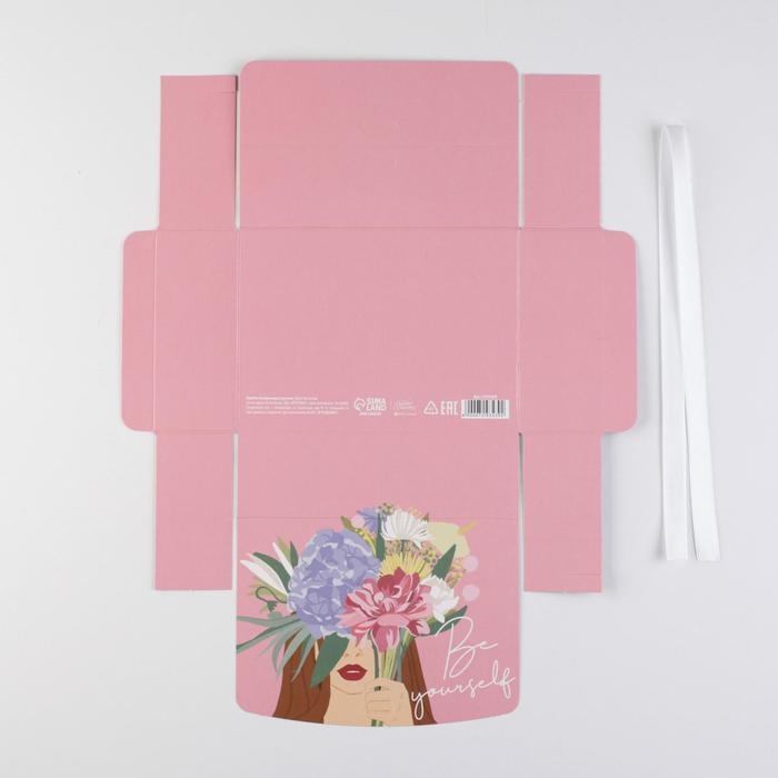 Коробка подарочная складная двухсторонняя, упаковка, «Girl», 16,5 х 12,5 х 5 см Коробка подарочная складная двухсторонняя, упаковка, «Girl», 16,5 х 12,5 х 5 см