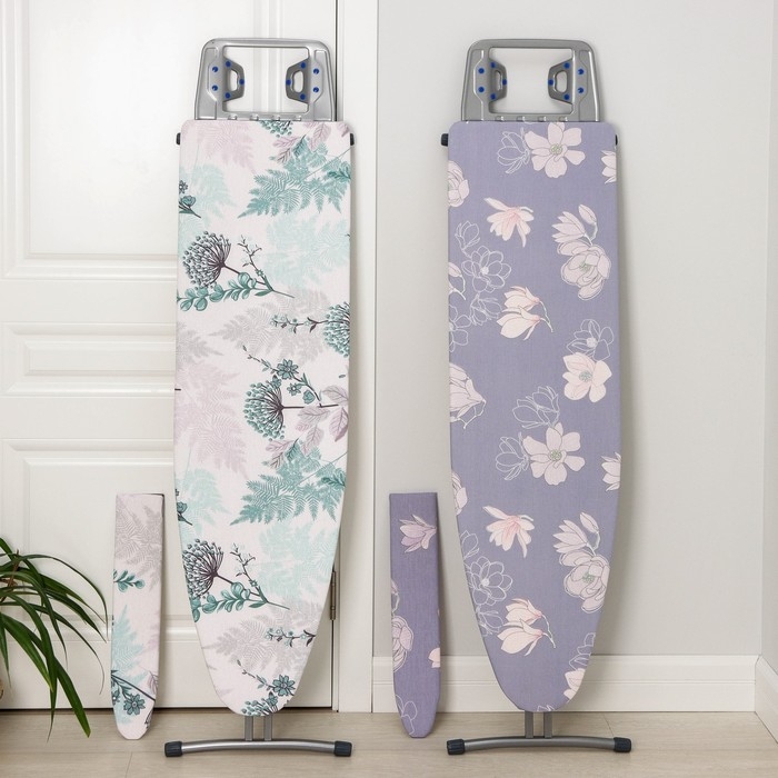 Доска гладильная Nika «Ника 3», 123×34,5 см, два положения высоты 70,85 см, цвет микс