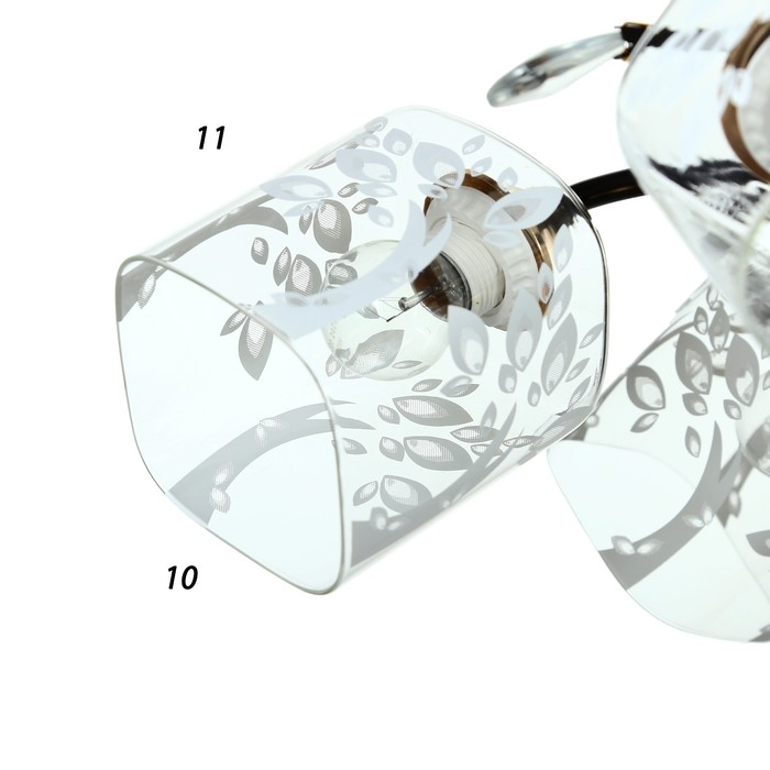 Люстра Светогор 5681 5хЕ27 черный /золото