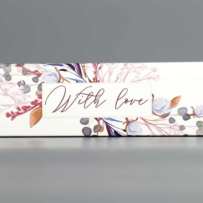 Коробка для конфет, кондитерская упаковка, 5 ячеек, «Венок», 5 х 21 х 3.3 см Коробка для конфет, кондитерская упаковка, 5 ячеек, «Венок», 5 х 21 х 3.3 см