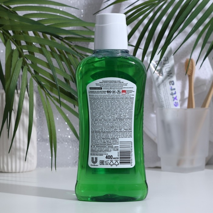 Ополаскиватель для дёсен  Ополаскиватель для дёсен "Лесной бальзам", с маслом кедровых орешков и шалфеем, 400 мл