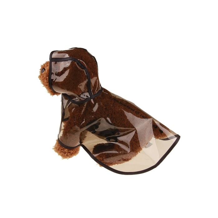 Дождевик для собак, размер M, чёрный Дождевик для собак, размер M, чёрный