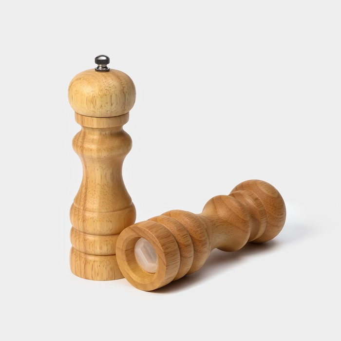 Набор для специй Доляна «Комфорт», 2 предмета: мельница и солонка Набор для специй Доляна «Комфорт», 2 предмета: мельница и солонка