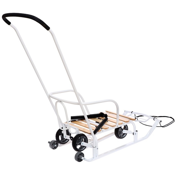 Санки «Тимка 5 универсал», цвет белый Санки «Тимка 5 универсал», цвет белый