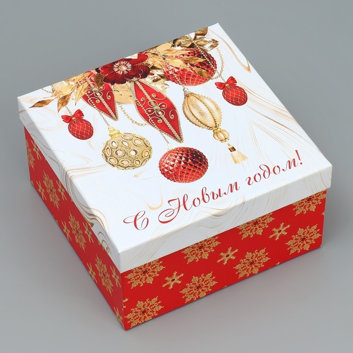 Набор подарочных коробк 6 в 1 «Новогодний подарок», 10 х 10 х 6 – 20 х 20 х 11 см, Новый год Набор подарочных коробк 6 в 1 «Новогодний подарок», 10 х 10 х 6 – 20 х 20 х 11 см, Новый год