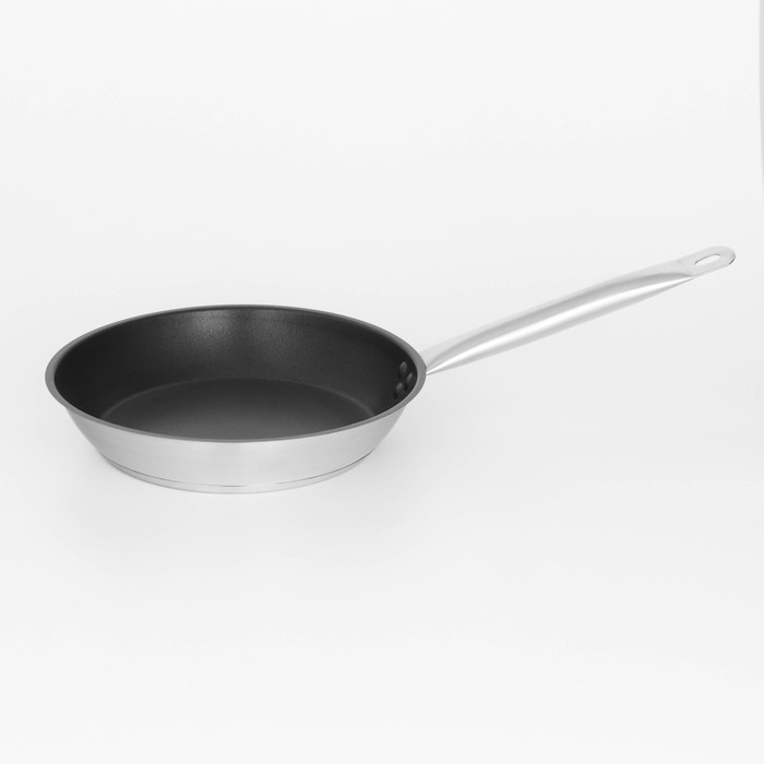 Сковорода из нержавеющей стали Hanna Knövell, d=26 см, h=5 см, толщина стенки 0,6 мм, длина ручки 25 см, антипригарное покрытие, индукция Сковорода из нержавеющей стали Hanna Knövell, d=26 см, h=5 см, толщина стенки 0,6 мм, длина ручки 25 см, антипригарное покрытие, индукция