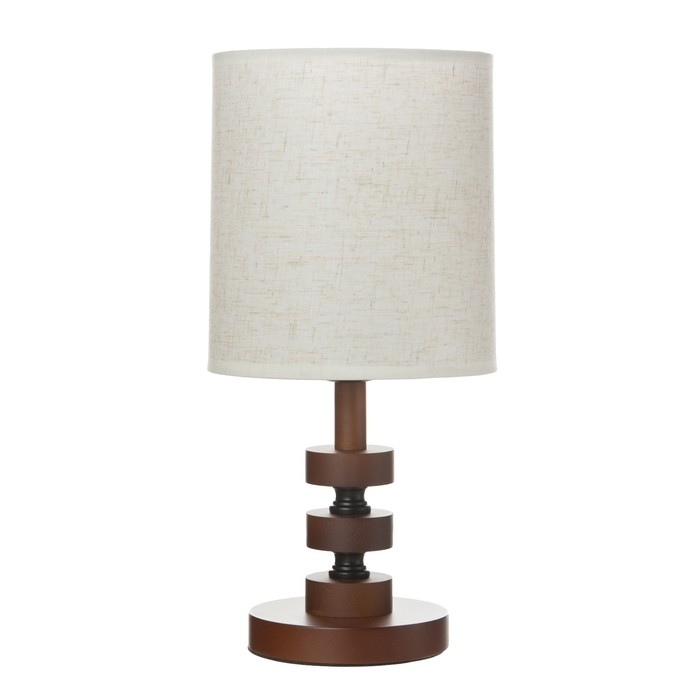 Настольная лампа Настольная лампа "Араз" E27 40Вт бордовый 16х16х36 см RISALUX