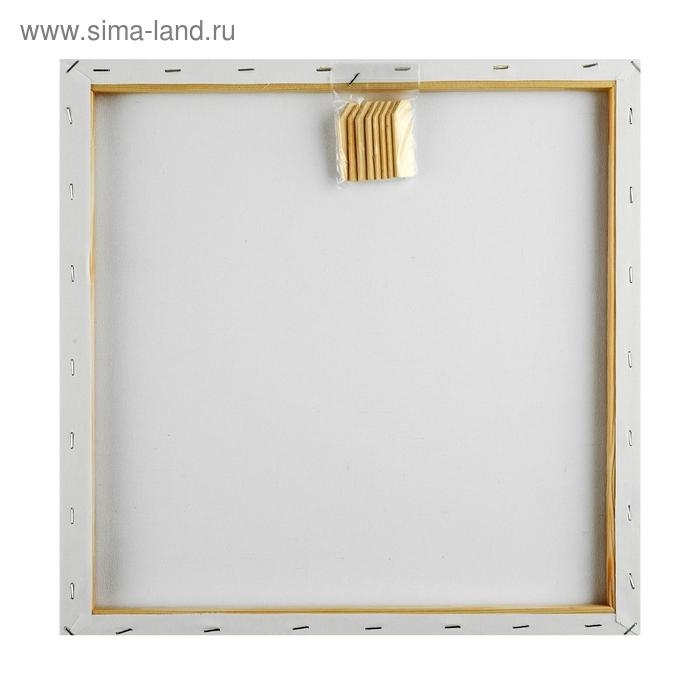 Холст на подрамнике, хлопок 100%, 40 х 40 х 1.8 см, акриловый грунт, мелкозернистый, 280 г/м² Холст на подрамнике, хлопок 100%, 40 х 40 х 1.8 см, акриловый грунт, мелкозернистый, 280 г/м²