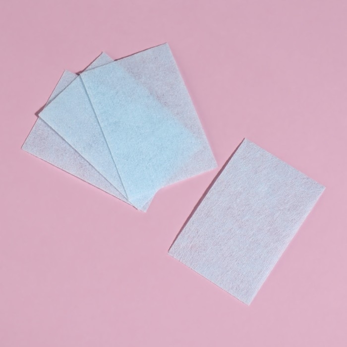 Салфетки для маникюра, безворсовые, плотные, 560 шт, 6 × 4 см, цвет голубой Салфетки для маникюра, безворсовые, плотные, 560 шт, 6 × 4 см, цвет голубой
