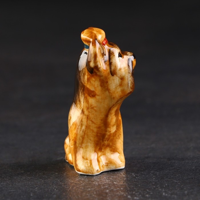 Статуэтка фарфоровая  Статуэтка фарфоровая "Йоркширский терьер" , 6х4х3 см