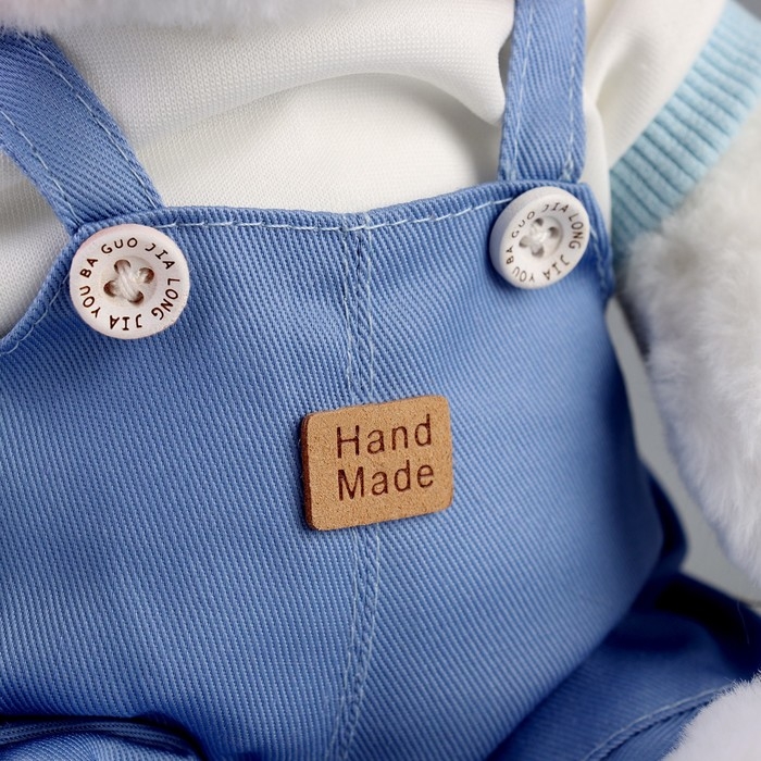 Мягкая игрушка Little Friend, медведь в синем комбинезоне, 23 см Мягкая игрушка Little Friend, медведь в синем комбинезоне, 23 см