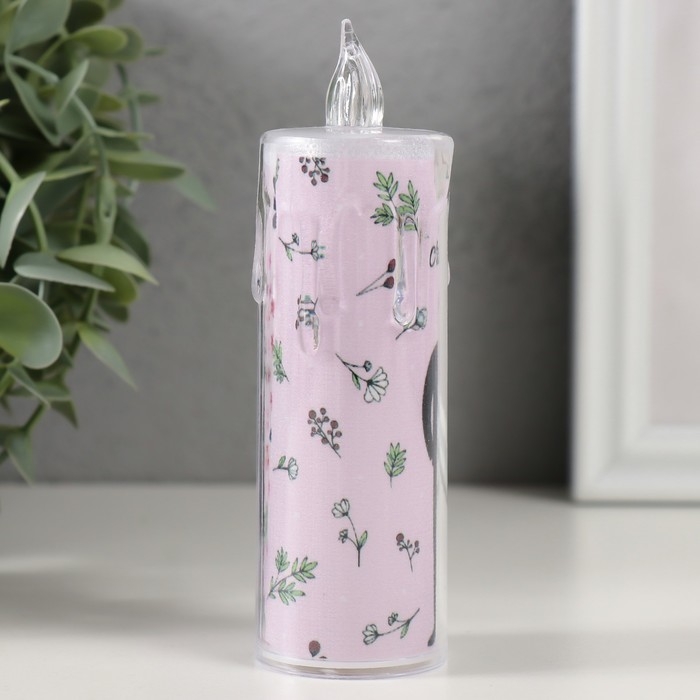 Ночник Ночник "Свеча" (Свадьба) 3хLR1130 3,8х3,8х12см