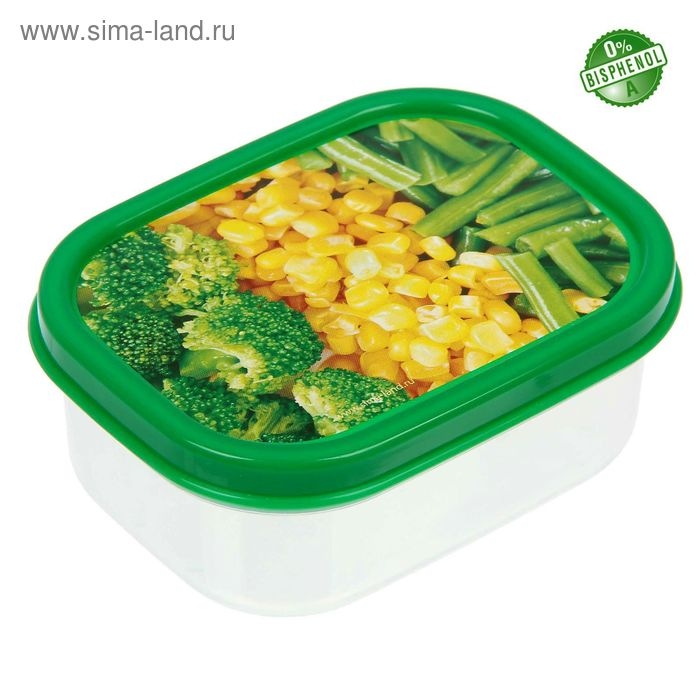 Ланч-бокс прямоугольный FoodVibes «Овощное ассорти», 150 мл
