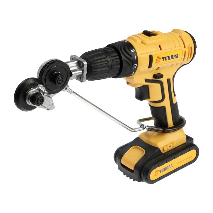 Насадка для шуруповерта ТУНДРА, для резки металла, трехгранный хвостовик Насадка для шуруповерта ТУНДРА, для резки металла, трехгранный хвостовик