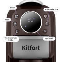 Кофеварка капсульная рожковая 3 в 1 КТ-7656 - 1400 Вт