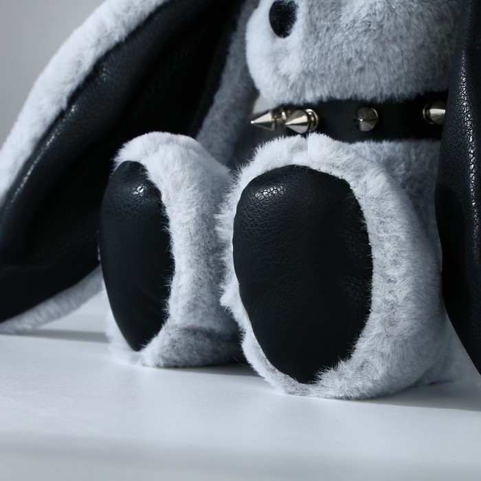 Мягкая игрушка зайка  Мягкая игрушка зайка "Li Рокер", заяц