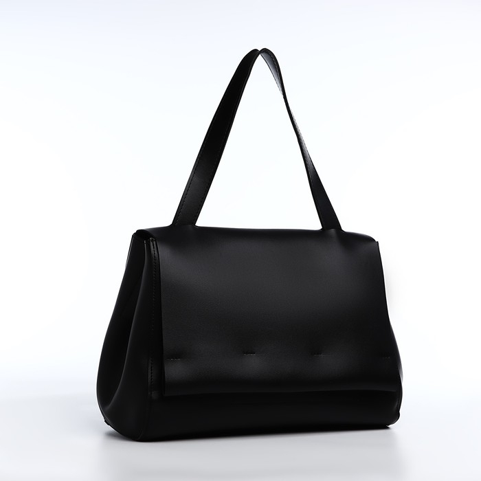 Сумка-мессенджер на магните, цвет чёрный Сумка-мессенджер на магните, цвет чёрный