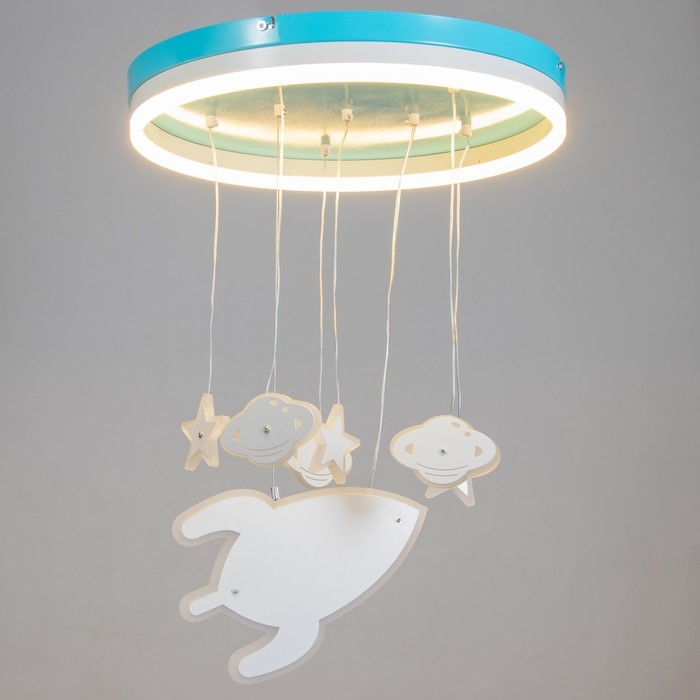 Люстра Люстра "Космос" LED 58Вт 4000К бело-голубой 50х50х60 см BayerLux