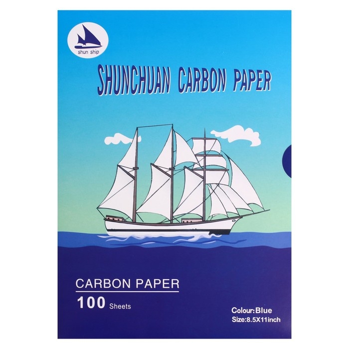 Бумага копировальная А4, 100 листов, синяя Бумага копировальная А4, 100 листов, синяя