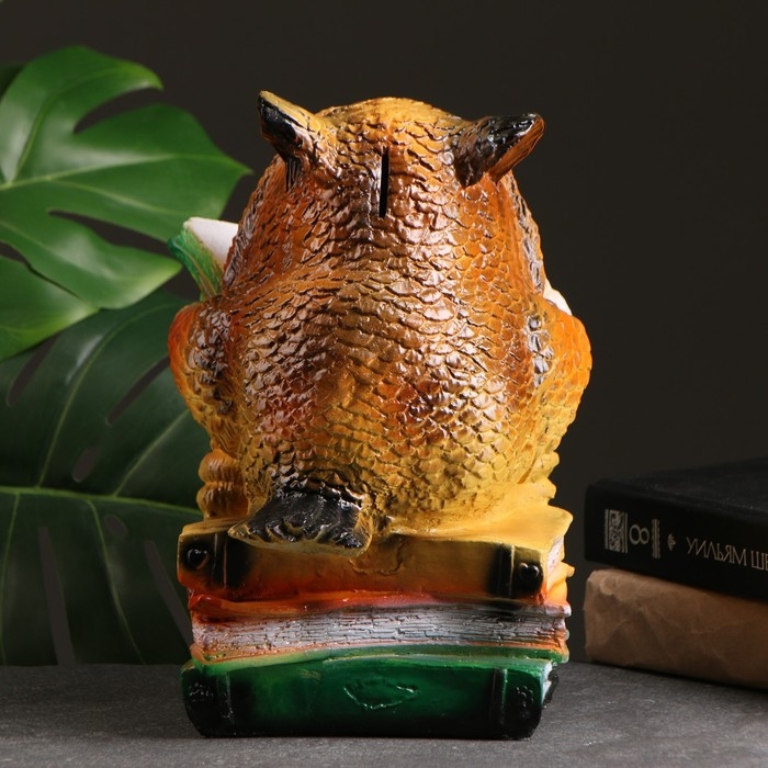 Копилка Копилка "Сова с книгами" 17х18х27см