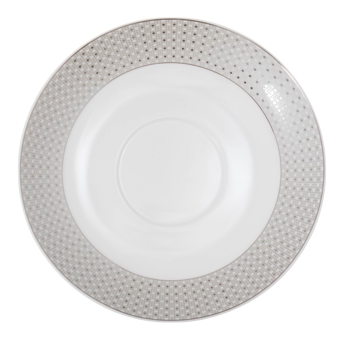 Чайный сервиз WY Eternal, 12 предметов, кружка 250 мл 6 шт, блюдце 6 шт, фарфор