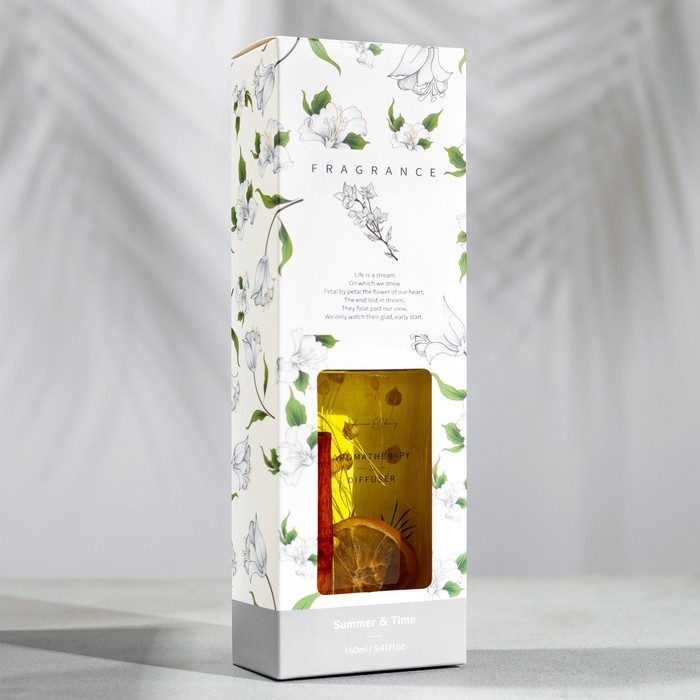 Диффузор ароматический с наполнением "Natural",160 мл, летние деньки