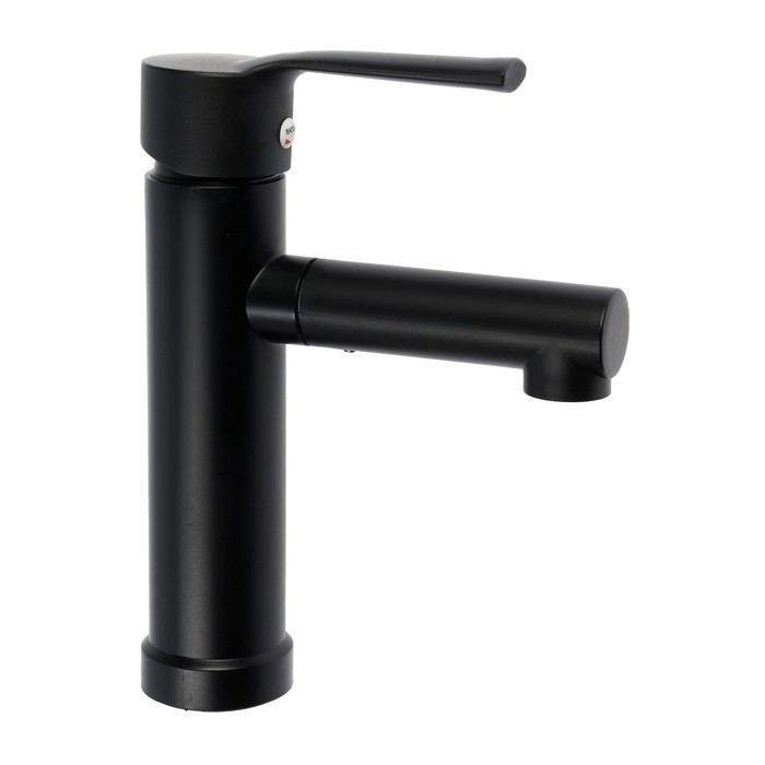 Смеситель для раковины ZEIN Z3693, однорычажный, поворотный излив высотой 9 см, черный Смеситель для раковины ZEIN Z3693, однорычажный, поворотный излив высотой 9 см, черный