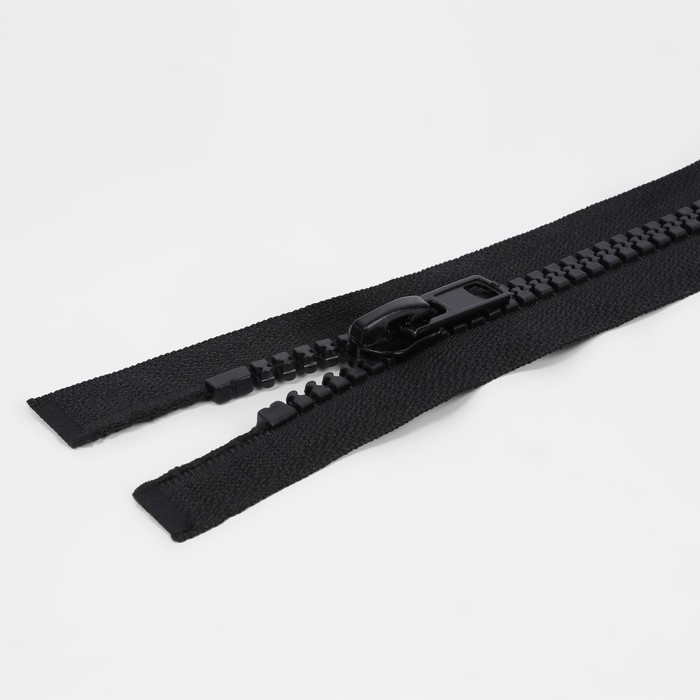 Молния «Трактор», №8, разъёмная, 2 замка, замки автомат, 100 см, цвет чёрный, цена за 1 штуку Молния «Трактор», №8, разъёмная, 2 замка, замки автомат, 100 см, цвет чёрный, цена за 1 штуку