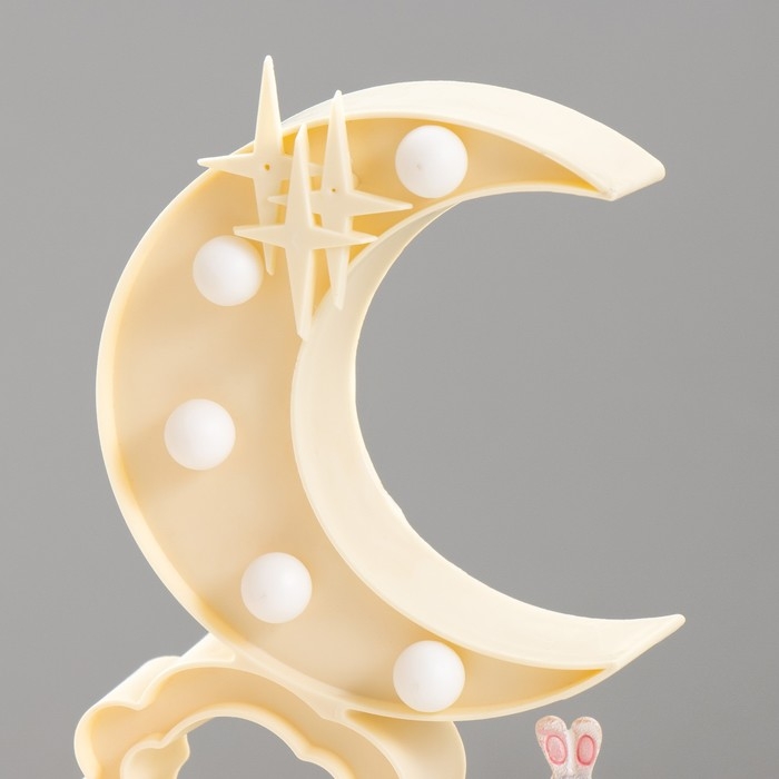 Ночник Ночник "Ночка" 5хLED 4000К 2хАА слоновая кость 20х12х5,5см RISALUX