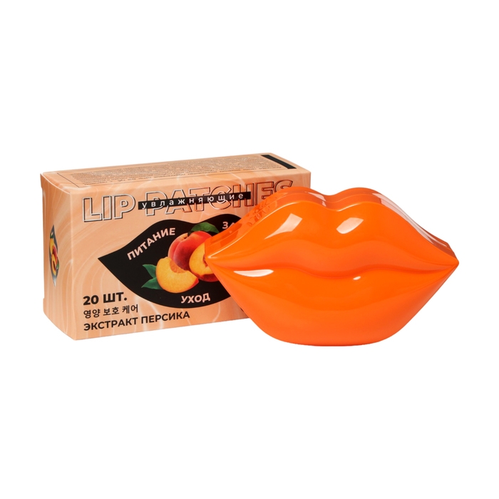 Патчи для губ с экстрактом персика, набор 20 шт Патчи для губ с экстрактом персика, набор 20 шт