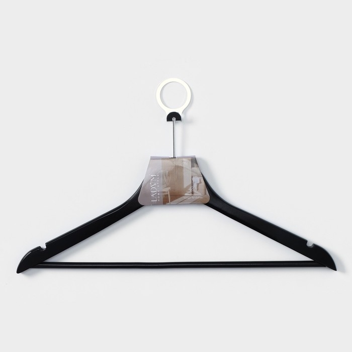 Плечики - вешалка с перекладиной LaDо́m Bois, антивандальные, широкие плечики, деревянные сорт А, 44,5×1,2×21,5 см, Плечики - вешалка с перекладиной LaDо́m Bois, антивандальные, широкие плечики, деревянные сорт А, 44,5×1,2×21,5 см,