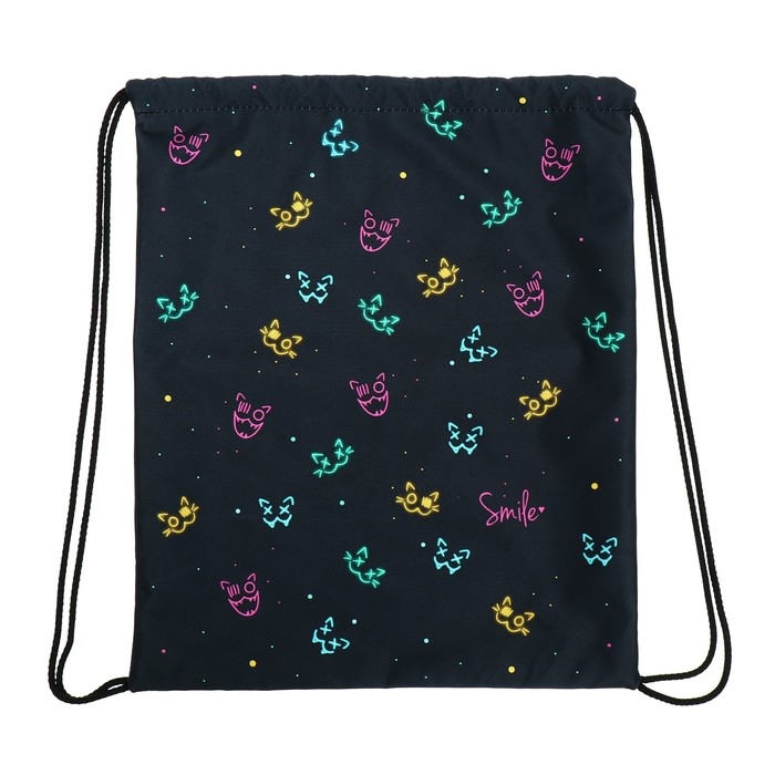 Мешок для обуви 435 х 360 мм, Stavia (плотность 600D с водоотталкивающей ПУ-пропиткой) "Неон"