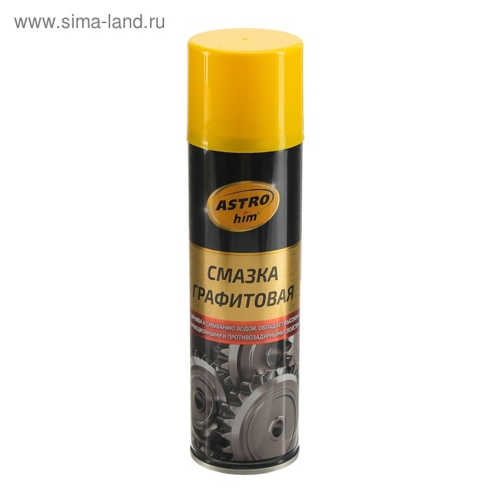 Смазка графитовая Astrohim, 335 мл, аэрозоль, АС - 455 Смазка графитовая Astrohim, 335 мл, аэрозоль, АС - 455